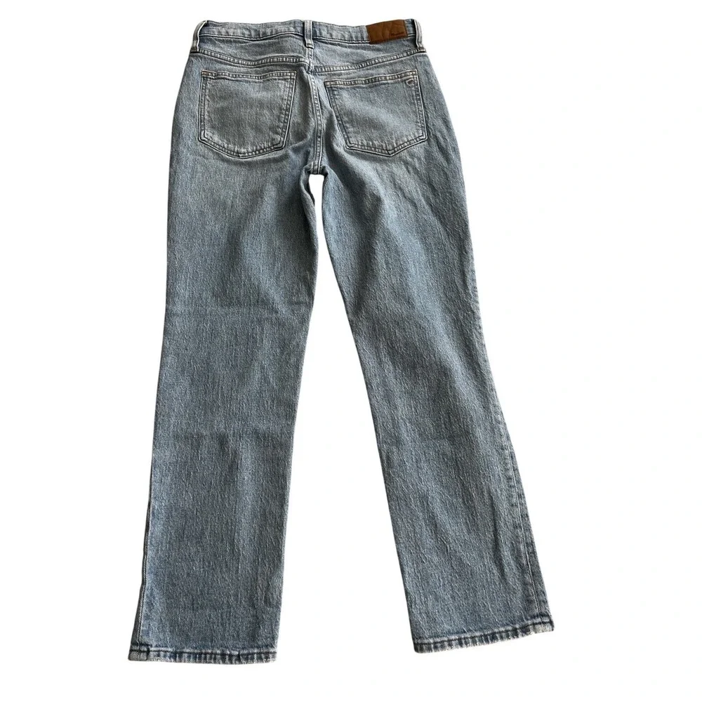 Madewell the Perfect Vintage Denim Jeans Medium Light Wash Straight 28 High Rise - Picture 6 of 9